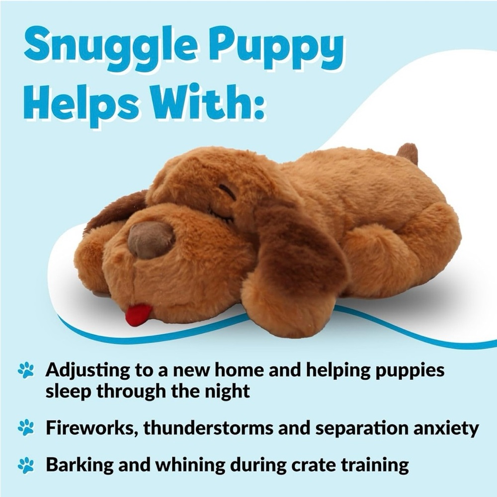 Snuggle Puppy Brown Plush Toy